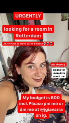 Jasmijn zoekt een Kamer / Studio / Appartement / Huurwoning in Rotterdam